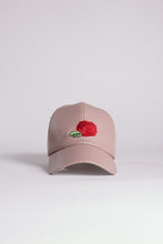 Load image into Gallery viewer, PU LEATHER RED ROSE BASEBALL CAP