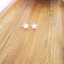 Load image into Gallery viewer, Star Studs - Pearly White