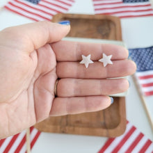 Load image into Gallery viewer, Star Studs - Pearly White