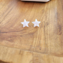 Load image into Gallery viewer, Star Studs - Pearly White