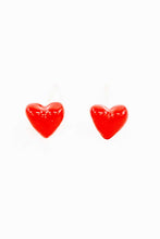 Load image into Gallery viewer, Mini Heart Stud Earrings