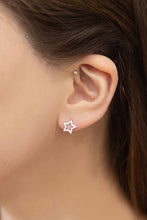 Load image into Gallery viewer, Star Outline Stud Earrings