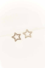 Load image into Gallery viewer, Star Outline Stud Earrings