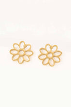 Load image into Gallery viewer, Daisy Outline Stud Earrings