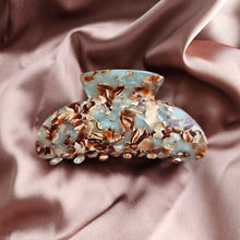 Load image into Gallery viewer, Candace Hair Claw - Seafoam & Rust