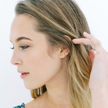 Load image into Gallery viewer, Mini Heart Crystal Stud Earrings