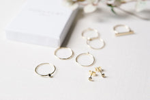 Load image into Gallery viewer, Mini Heart Crystal Stud Earrings