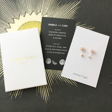 Load image into Gallery viewer, Mini Heart Crystal Stud Earrings