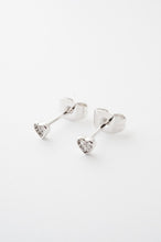 Load image into Gallery viewer, Mini Heart Crystal Stud Earrings