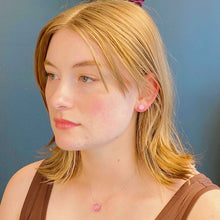 Load image into Gallery viewer, Exceptional Cut Sterling Silver Stud Earrings