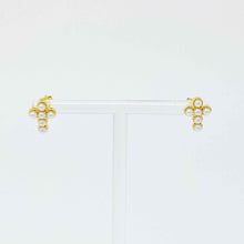 Load image into Gallery viewer, Dainty Cross Stud Earrings