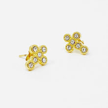 Load image into Gallery viewer, Dainty Cross Stud Earrings