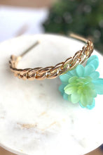 Load image into Gallery viewer, Jax Gold Chain Headband