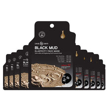 Load image into Gallery viewer, 10p-Black Mud Firming Face Mask Pack Sheet