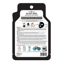 Load image into Gallery viewer, 10P-Black Seed Brightening Face Mask Pack Sheet