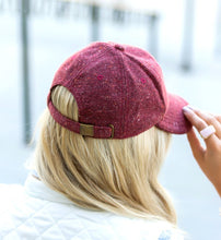 Load image into Gallery viewer, Fall Tweed Ball Cap

