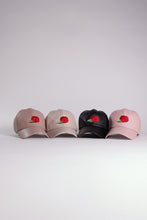 Load image into Gallery viewer, PU LEATHER RED ROSE BASEBALL CAP
