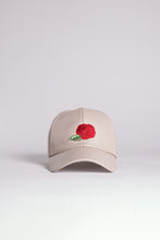 Load image into Gallery viewer, PU LEATHER RED ROSE BASEBALL CAP
