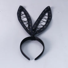 Load image into Gallery viewer, BLACK BUNNY HEADBAND
