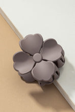 Load image into Gallery viewer, Matte color coated flower hair claw clip
