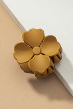 Load image into Gallery viewer, Matte color coated flower hair claw clip
