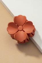 Load image into Gallery viewer, Matte color coated flower hair claw clip
