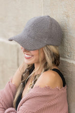 Load image into Gallery viewer, Boucle Sherpa Teddy Bear Knit Ball Cap
