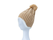 Load image into Gallery viewer, CABLE KNIT EAR COVER BEANIE
