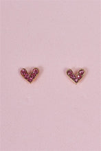 Load image into Gallery viewer, Heart Stud Earrings
