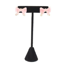 Load image into Gallery viewer, BOW SHAPED SHORT STUD EARINGS
