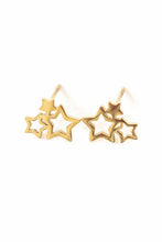 Load image into Gallery viewer, Cluster of Stars Stud Earrings
