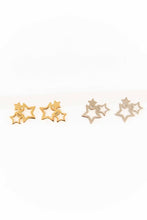 Load image into Gallery viewer, Cluster of Stars Stud Earrings
