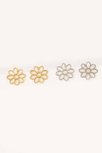Load image into Gallery viewer, Daisy Outline Stud Earrings
