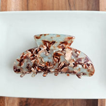 Load image into Gallery viewer, Candace Hair Claw - Seafoam &amp; Rust
