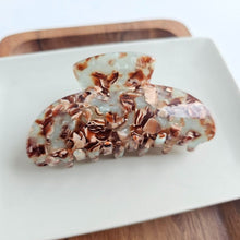 Load image into Gallery viewer, Candace Hair Claw - Seafoam &amp; Rust
