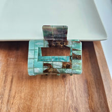 Load image into Gallery viewer, Carly Hair Claw - Patina Green
