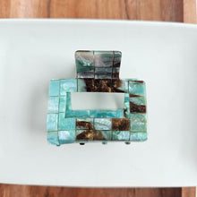 Load image into Gallery viewer, Carly Hair Claw - Patina Green
