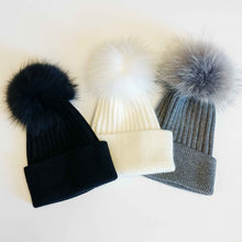 Load image into Gallery viewer, Pure Angora Genuine Fur Luxe Beanie
