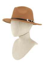 Load image into Gallery viewer, Basic Buckle Fedora Hat
