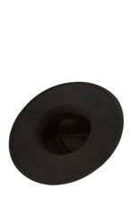 Load image into Gallery viewer, GO Charm with Stripe Band Fedora Hat
