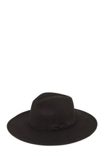 Load image into Gallery viewer, Felt Ribbon Basic Fedora Hat
