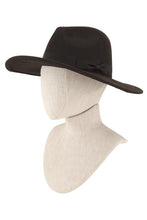 Load image into Gallery viewer, Felt Ribbon Basic Fedora Hat
