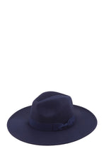 Load image into Gallery viewer, Felt Ribbon Basic Fedora Hat
