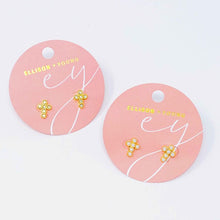 Load image into Gallery viewer, Dainty Cross Stud Earrings

