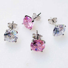 Load image into Gallery viewer, Exceptional Cut Sterling Silver Stud Earrings
