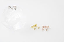 Load image into Gallery viewer, Mini Heart Crystal Stud Earrings
