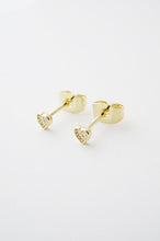 Load image into Gallery viewer, Mini Heart Crystal Stud Earrings
