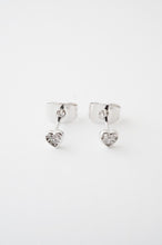 Load image into Gallery viewer, Mini Heart Crystal Stud Earrings
