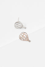 Load image into Gallery viewer, Hot Air Balloon Earrings 18K Rose &amp; 24K Gold
