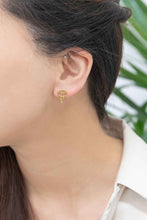 Load image into Gallery viewer, Hot Air Balloon Earrings 18K Rose &amp; 24K Gold
